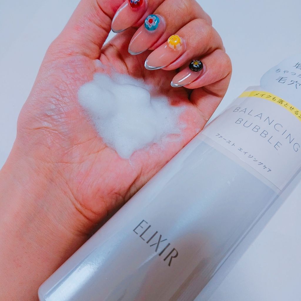 ルフレ バランシング バブル/エリクシール/泡洗顔を使ったクチコミ（2枚目）