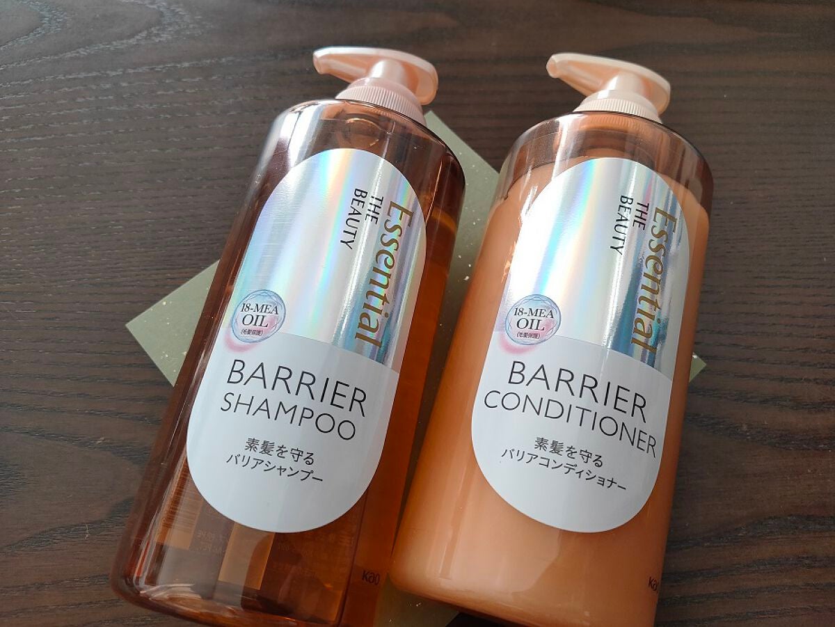 ザビューティ 髪のキメ美容素髪を守る バリアシャンプー/コンディショナー/エッセンシャル/シャンプー・コンディショナーを使ったクチコミ(1枚目)