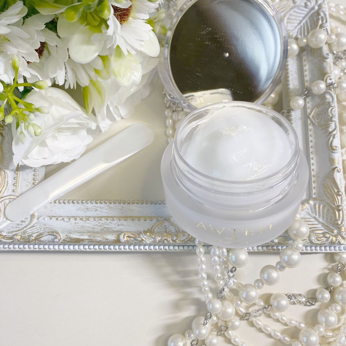 ナイトリフトオールインワン(夜⽤ジェルクリーム)/AWTEM/オールインワン化粧品を使ったクチコミ(5枚目)