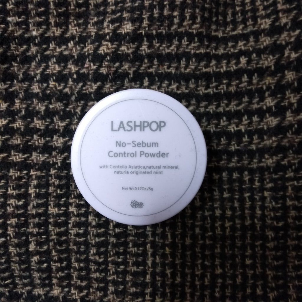 LASHPOP No-Sebum Control Powder/Qoo10/プレストパウダーを使ったクチコミ（1枚目）