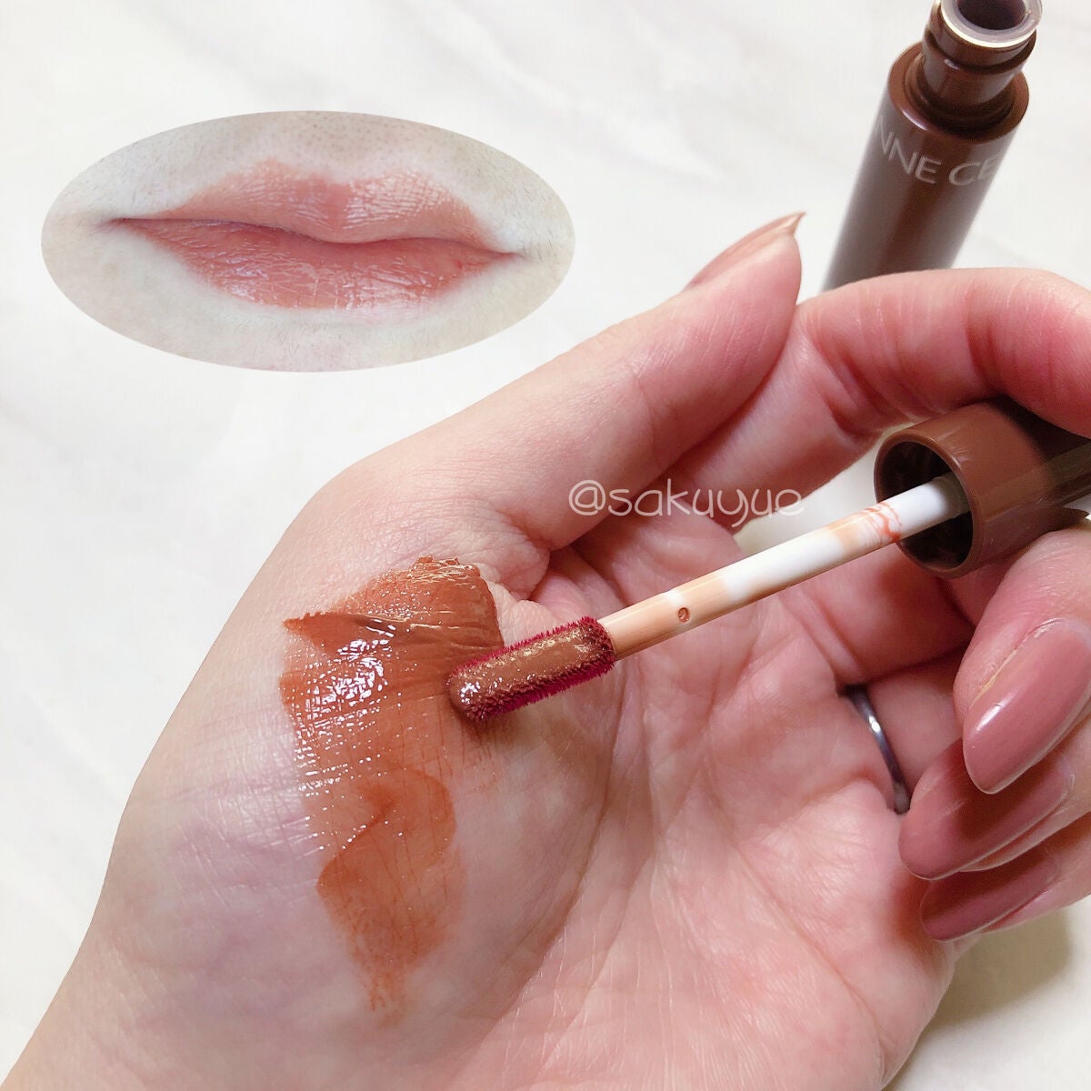 ウォータリーティントリップ/CEZANNE/リップティントを使ったクチコミ(2枚目)