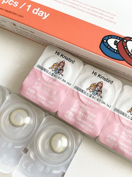 YOLO Kristin/Hapa kristin/カラーコンタクトレンズを使ったクチコミ(4枚目)