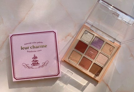 マテリアルカラーパレット/leur charme/アイシャドウパレットを使ったクチコミ(3枚目)