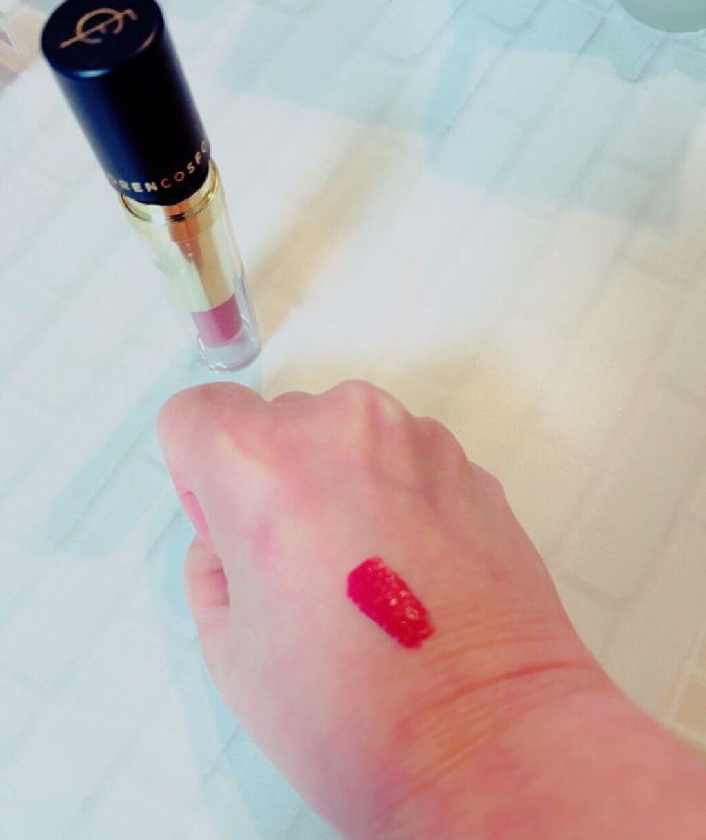 タトゥーベルベットティント/フォレンコス/リップティントを使ったクチコミ（3枚目）