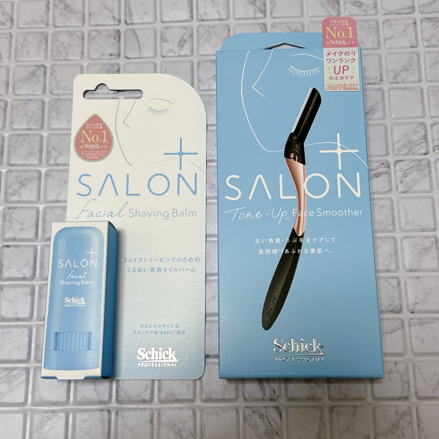 サロンプラス トーンアップ フェイススムーサー ホルダー(刃付き)/サロンプラス/シェーバーを使ったクチコミ(4枚目)