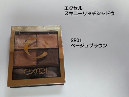 スキニーリッチシャドウ/excel/アイシャドウパレットを使ったクチコミ(1枚目)