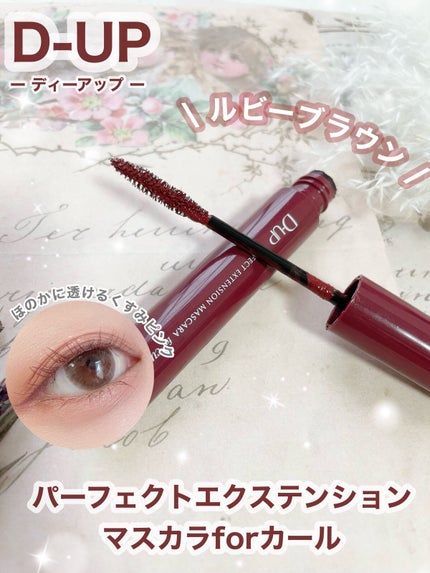 パーフェクトエクステンション マスカラ for カール/D-UP/マスカラを使ったクチコミ(1枚目)