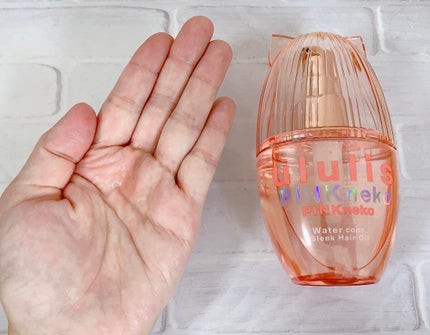 ウルリス ピンクネコ  ウォーターコンク スリーク ヘアオイル/ululis/ヘアオイルを使ったクチコミ(3枚目)