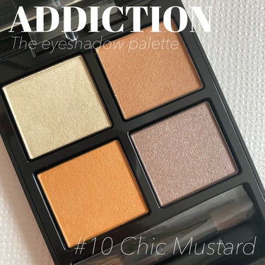 アディクション　ザ アイシャドウ パレット 010 Chic Mustard/ADDICTION/アイシャドウパレットを使ったクチコミ（1枚目）