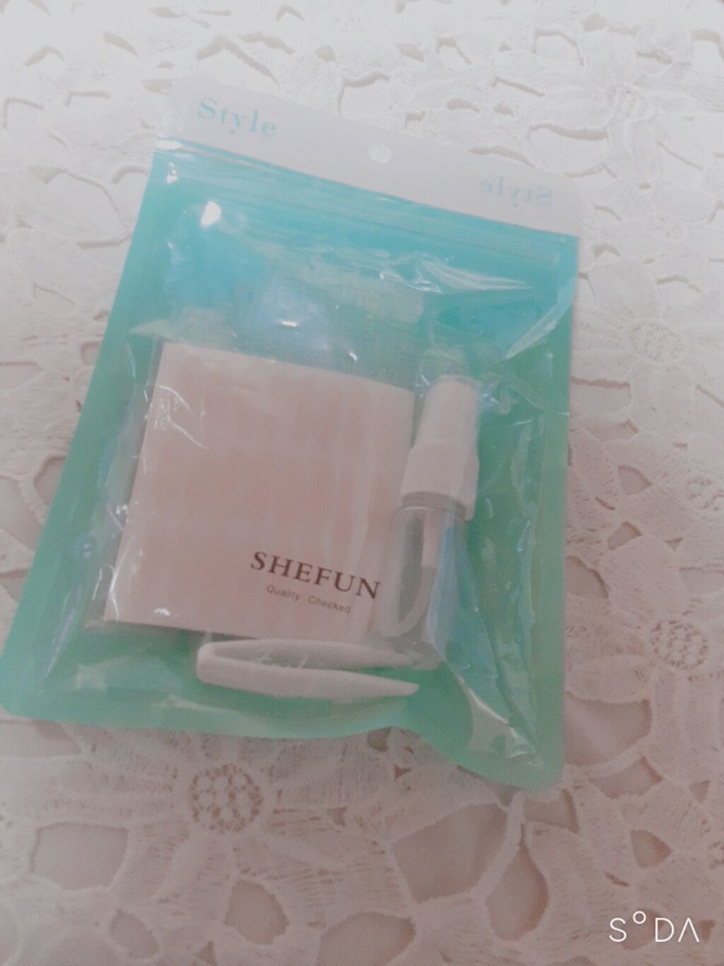 メッシュ アイテープ 半月太め/shefun/二重まぶた用アイテムを使ったクチコミ（2枚目）