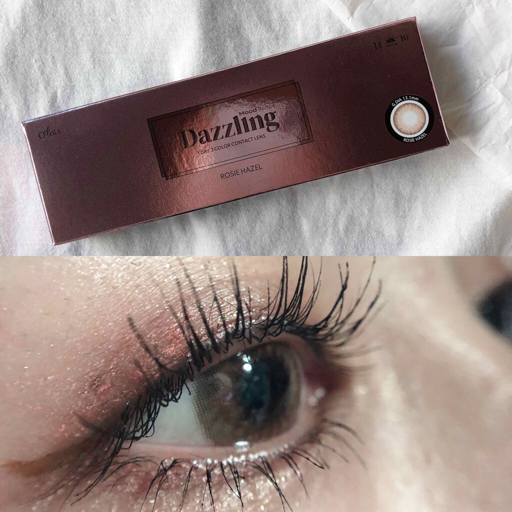 ダズリング3カラーワンデー(Dazzling 3color 1day )/OLOLA/ワンデー(1DAY)カラコンを使ったクチコミ(1枚目)