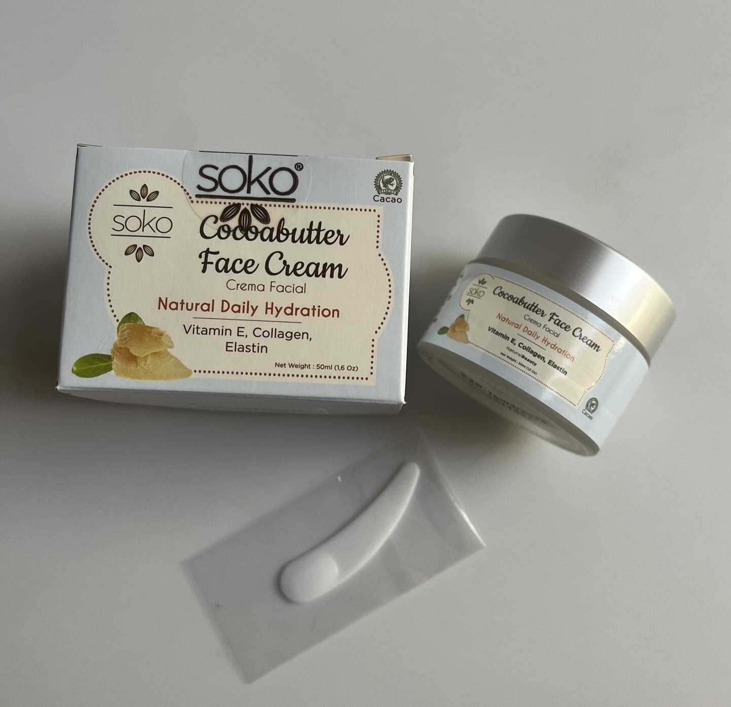 カカオバター フェイスクリーム/soko/フェイスクリームを使ったクチコミ（2枚目）