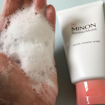 アミノモイスト モイストクリーミィ ウォッシュ/ミノン/洗顔フォームを使ったクチコミ(1枚目)