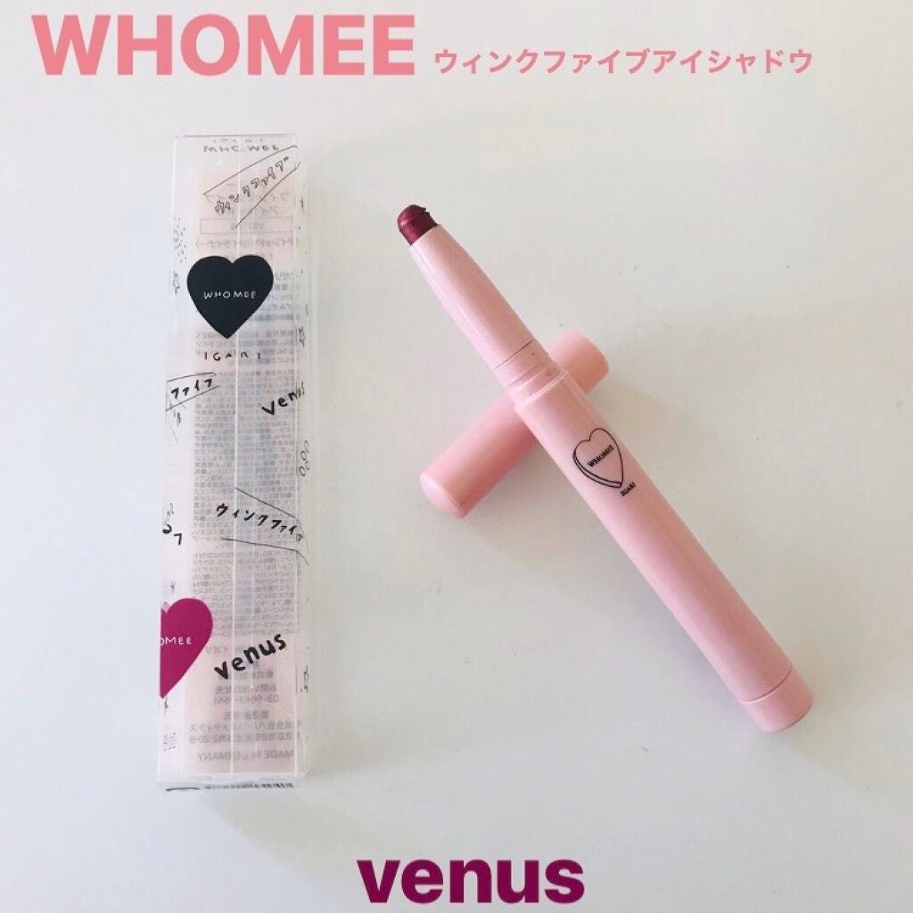 ウィンクファイブアイシャドウ/WHOMEE/スティックアイシャドウを使ったクチコミ(1枚目)