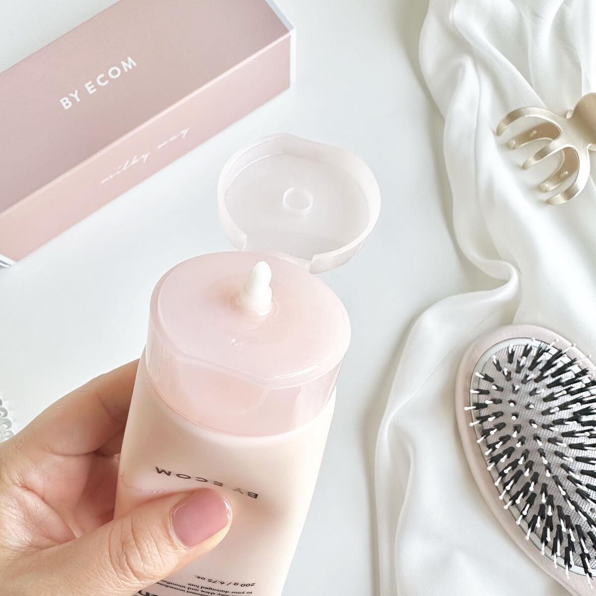 ミルキーウェイトトリートメント/BY ECOM/洗い流すヘアトリートメントを使ったクチコミ（3枚目）