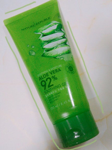 マイルド&モイスチャーアロエジェル/ネイチャーリパブリック/ボディローションを使ったクチコミ(1枚目)