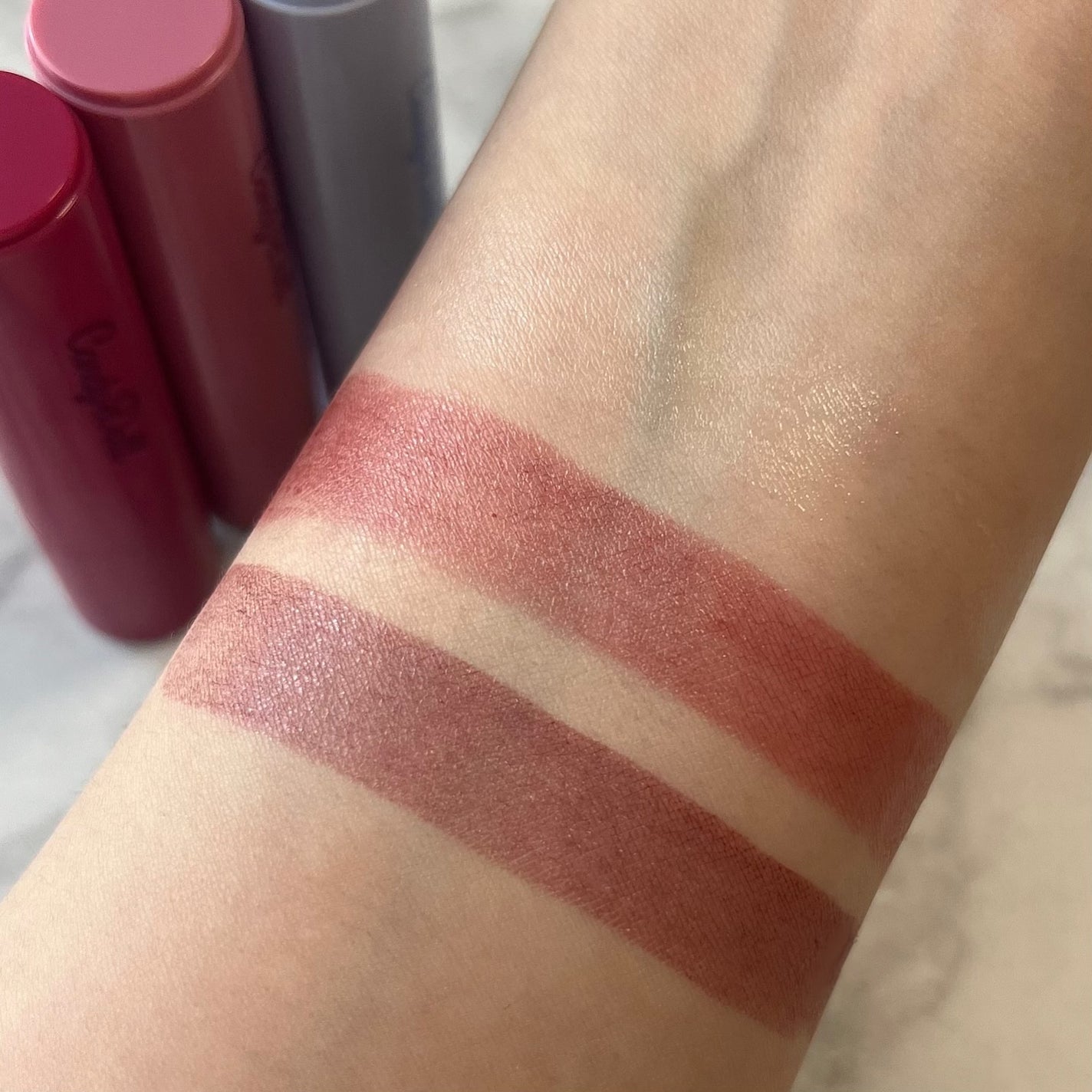 モイスチャーリップスティック/CandyDoll/口紅を使ったクチコミ(5枚目)