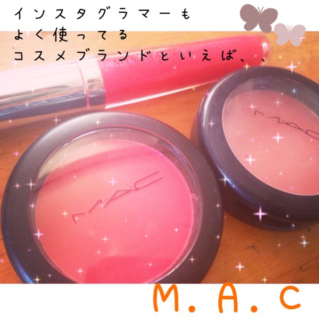 パウダー ブラッシュ モダン マンダリン/M・A・C/パウダーチークを使ったクチコミ（1枚目）