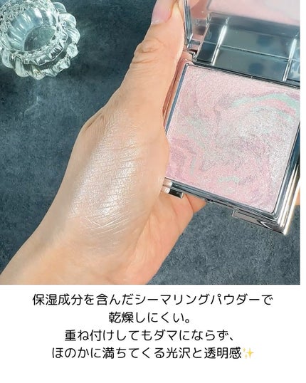 スキンルミナスハイライター/DEAR DAHLIA/パウダーハイライトを使ったクチコミ(3枚目)