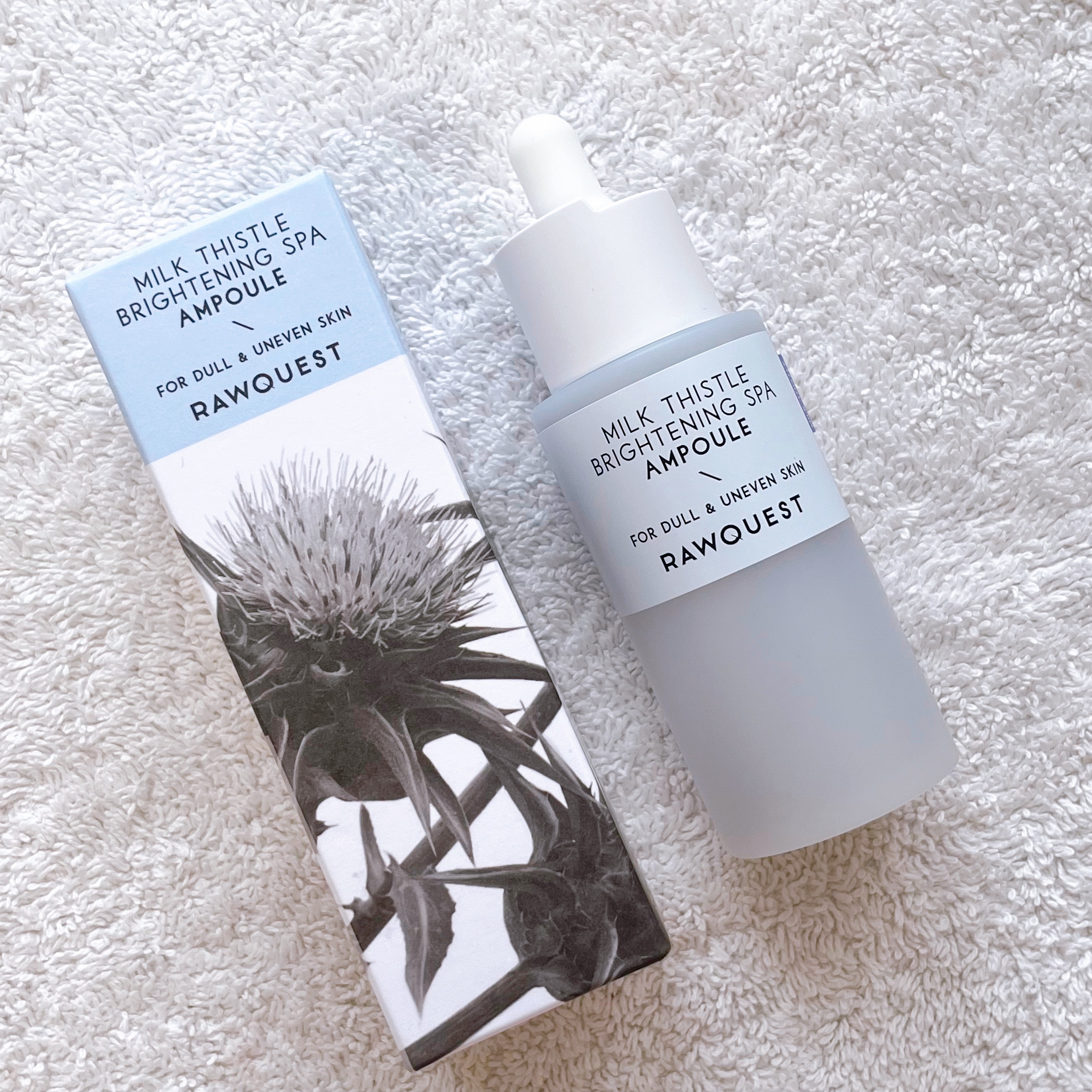 ミルクシスルブライトニングスパ アンプル/RAWQUEST/美容液を使ったクチコミ（1枚目）