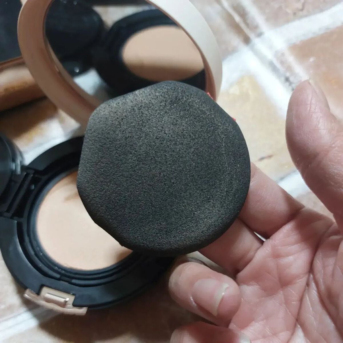 ドラマティックジェリーコンパクト/マキアージュ/クッションファンデーションを使ったクチコミ(3枚目)