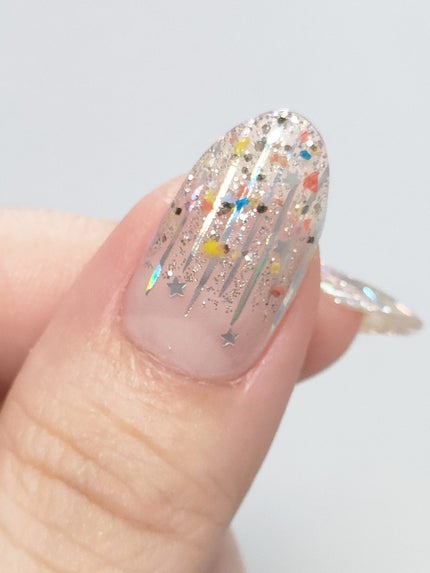 GLAZE グレーズ 半硬化タイプジェルネイルシール/DASHINGDIVA MAGICPRESS/ネイルシールを使ったクチコミ(8枚目)