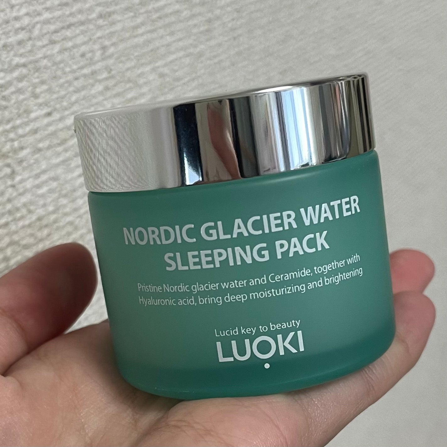 ノルディック氷河水スリーピングパック/LUOKI/フェイスクリームを使ったクチコミ(1枚目)