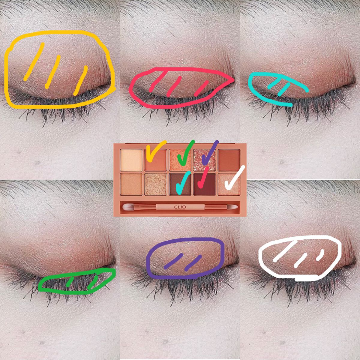 プロ アイ パレット/CLIO/アイシャドウパレットを使ったクチコミ(2枚目)