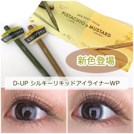 シルキーリキッドアイライナーWP/D-UP/リキッドアイライナーを使ったクチコミ(1枚目)