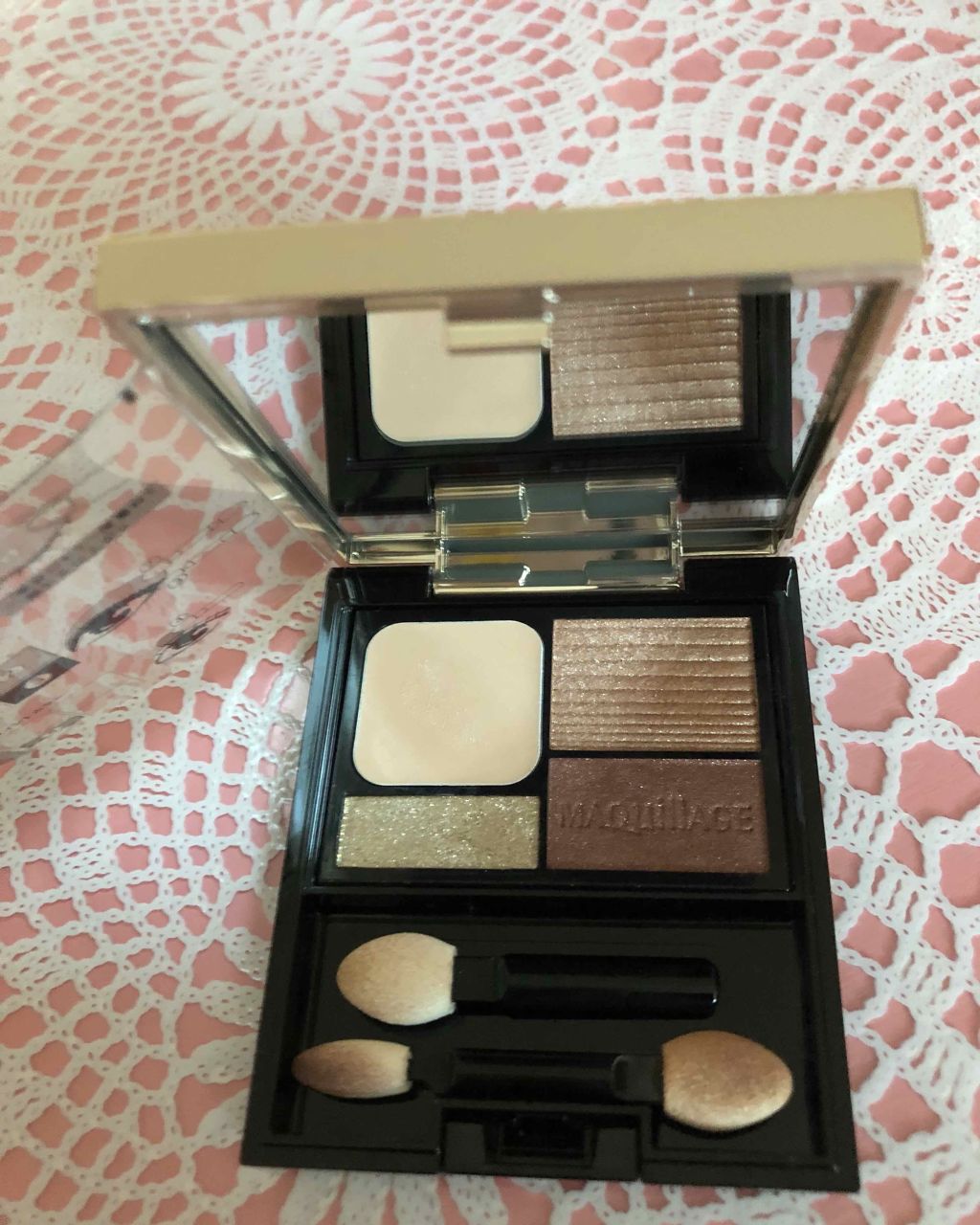 ドラマティックスタイリングアイズD/マキアージュ/アイシャドウパレットを使ったクチコミ(1枚目)