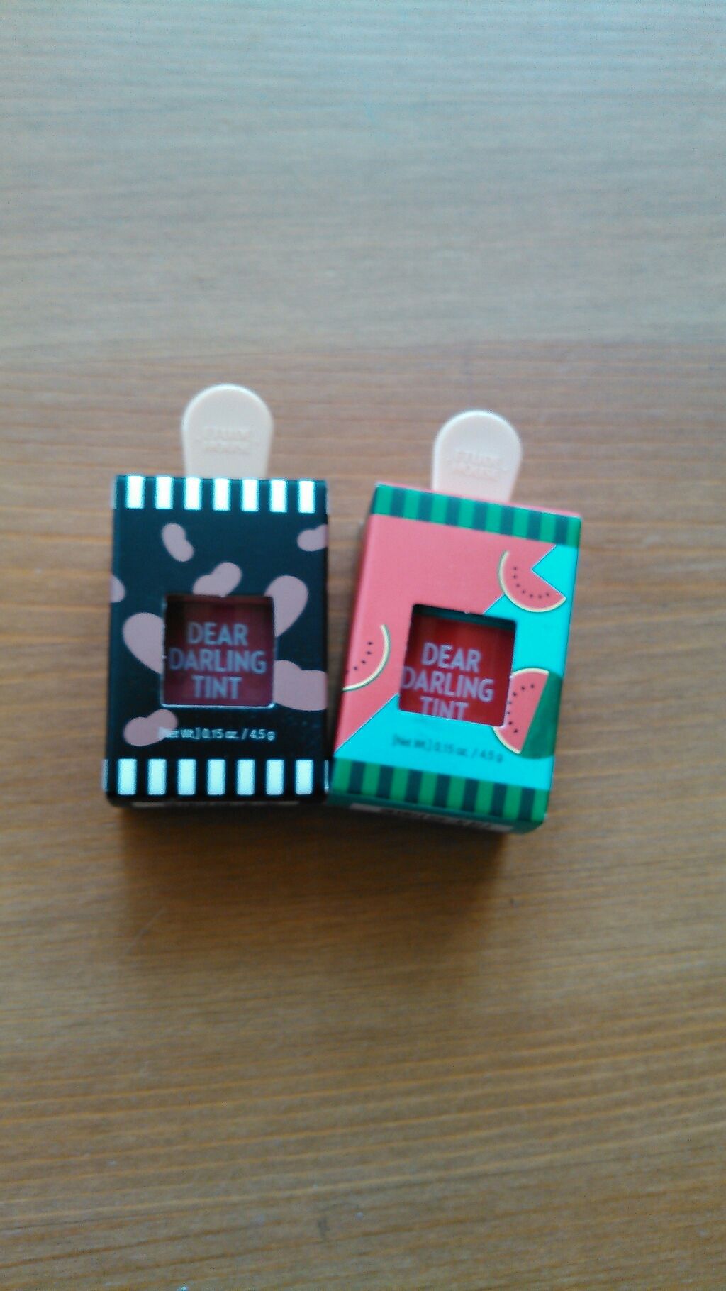 ディアダーリン ウォータージェルティント （アイスティント）/ETUDE/口紅を使ったクチコミ（1枚目）