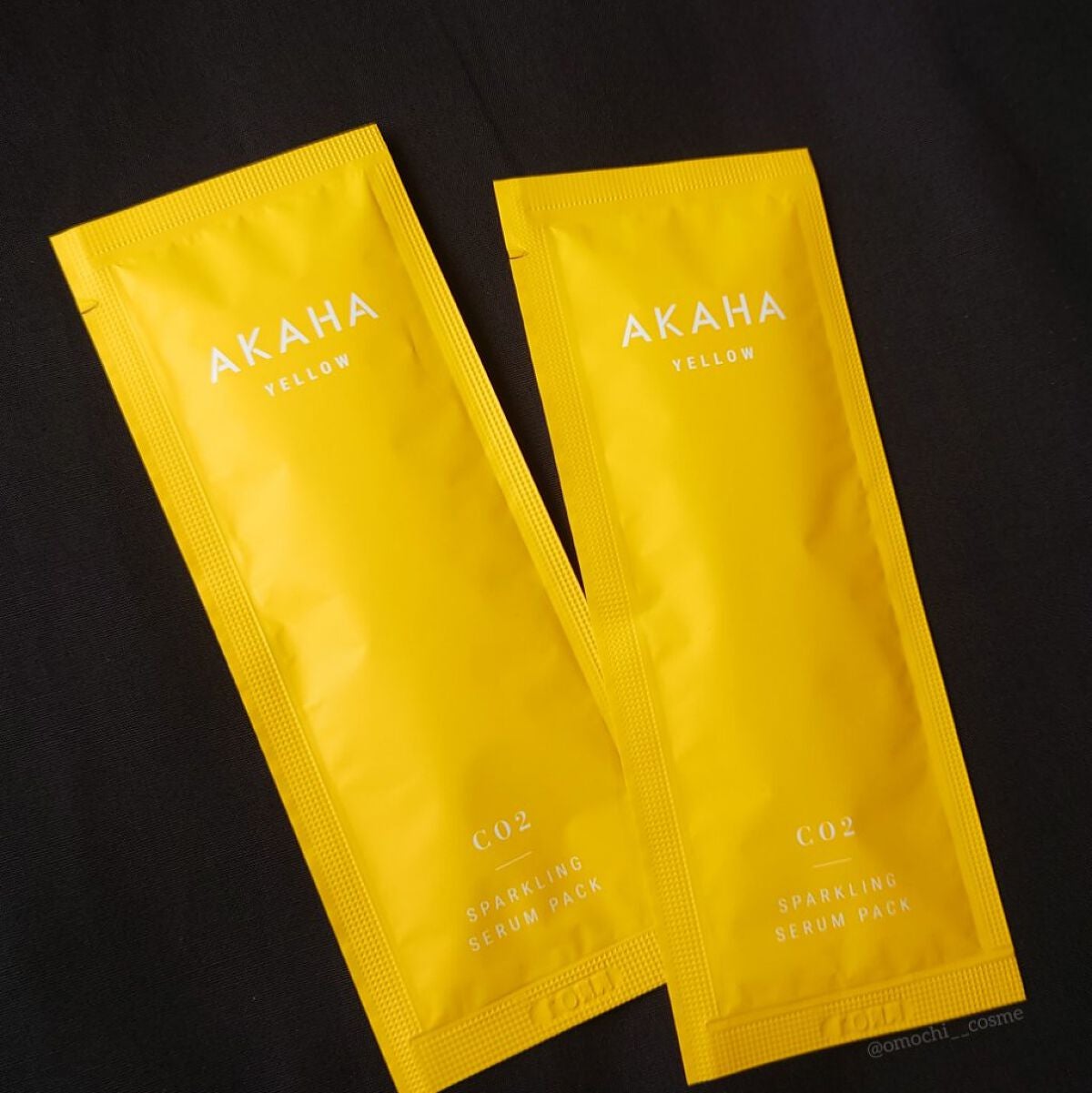 スパークリングセラムパック【YELLOW】/AKAHA/シートマスク・パックを使ったクチコミ(2枚目)