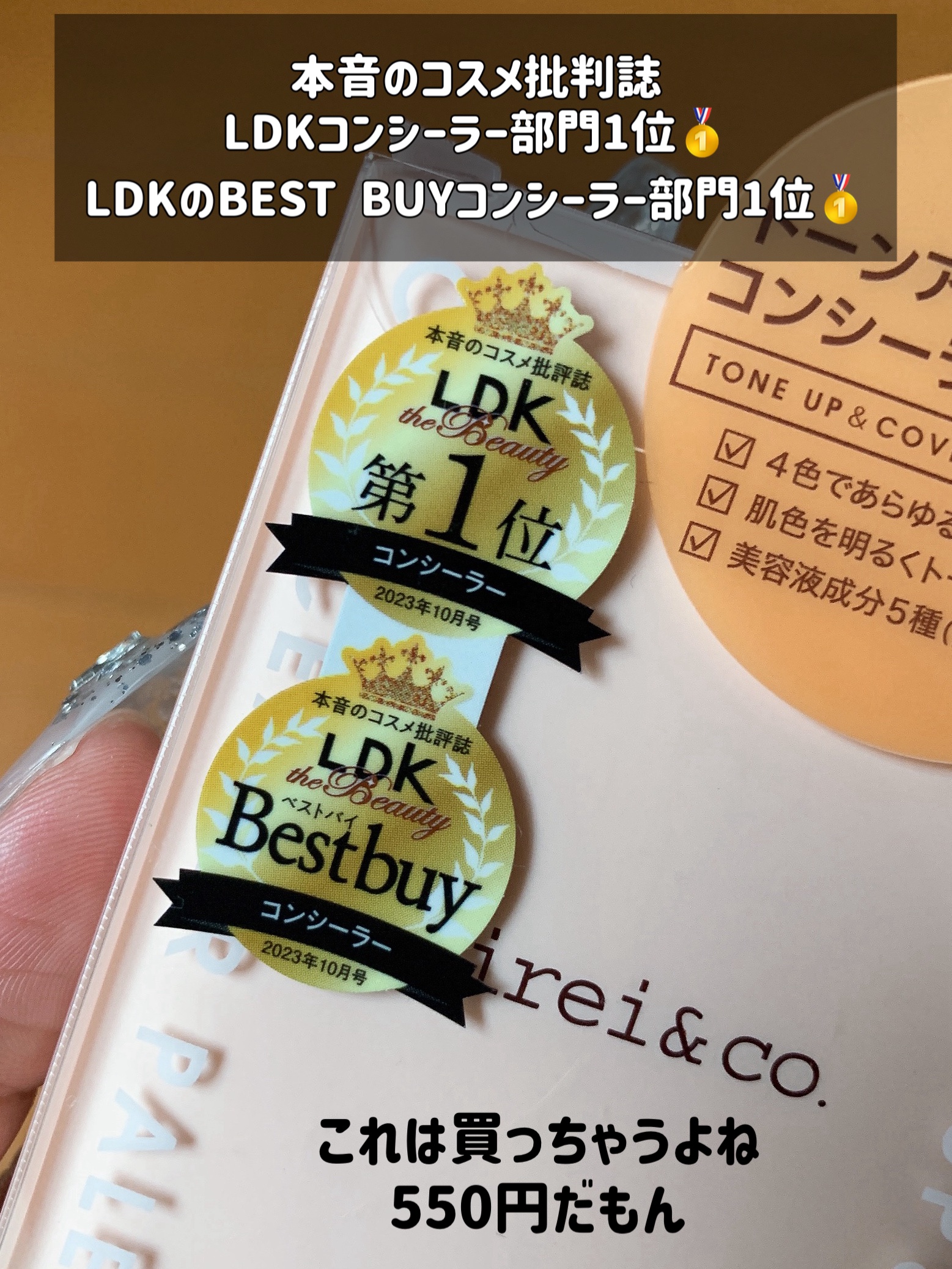 トーンパーフェクティング パレット/DECORTÉ/パレットコンシーラーを使ったクチコミ（2枚目）