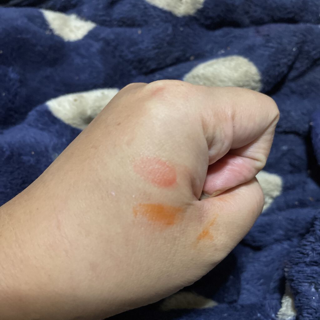 ジェリー キャンディー ティント 03 パーシモンオレンジ/the SAEM/リップティントを使ったクチコミ（3枚目）