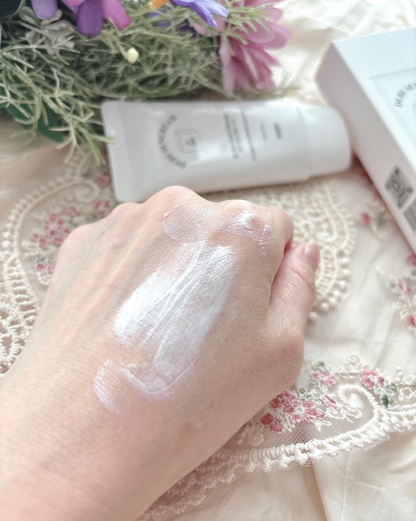 豆腐サンクリーム/DAERA/日焼け止めクリームを使ったクチコミ（3枚目）