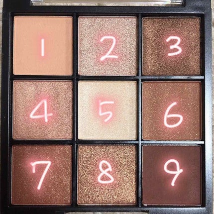 UR GLAM BLOOMING EYE COLOR PALETTE/U R GLAM/アイシャドウパレットを使ったクチコミ(2枚目)