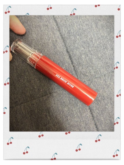 グラスティングウォーターティント/rom&nd/リップティントを使ったクチコミ(1枚目)