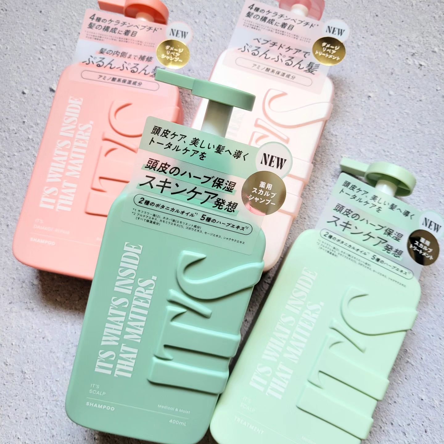 薬用スカルプ メディカルモイスト シャンプー/トリートメント/IT’S WHAT’S INSIDE THAT MATTERS./市販シャンプーを使ったクチコミ（1枚目）