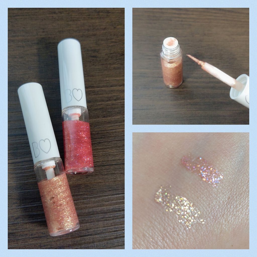 グリッターライナー/b idol/グリッターを使ったクチコミ（3枚目）