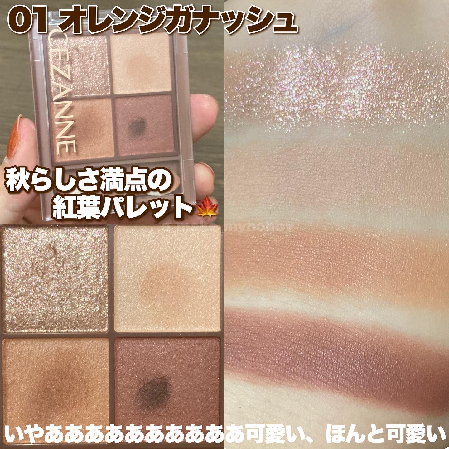 ビタートーンアイシャドウ/CEZANNE/パウダーアイシャドウを使ったクチコミ（3枚目）