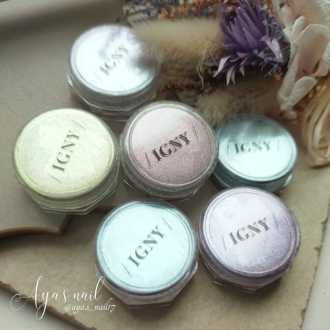 まぐミラーパウダー/IGNY/ネイルチップ・パーツを使ったクチコミ(5枚目)
