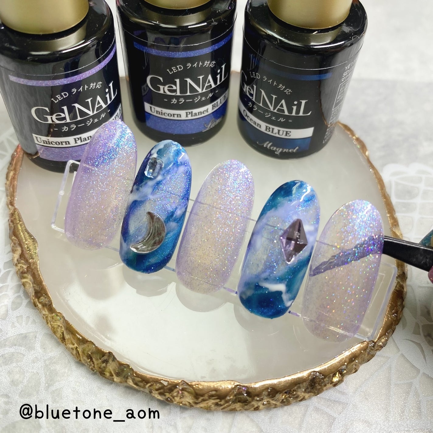 ジェルネイル(ライト対応)/セリア/ジェルネイルを使ったクチコミ(4枚目)