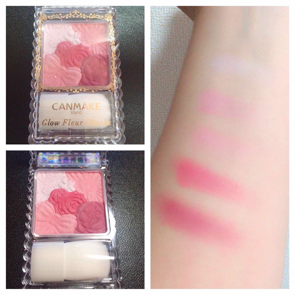 グロウフルールチークス/キャンメイク/パウダーチークを使ったクチコミ（2枚目）