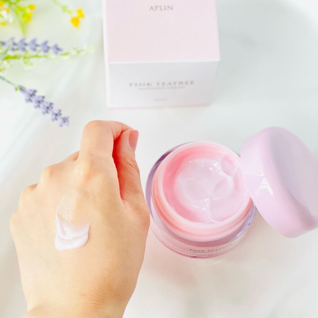 ピンクティーツリークリーム/APLIN/フェイスクリームを使ったクチコミ(5枚目)