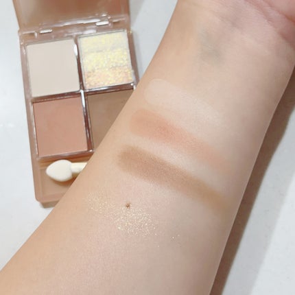 四色アイシャドウパレット/COLORKEY/アイシャドウパレットを使ったクチコミ(2枚目)