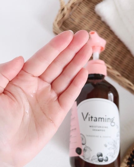モイストシャンプー/トリートメント(タンジェリン&ジャスミンの香り)/Vitaming/市販シャンプーを使ったクチコミ(3枚目)