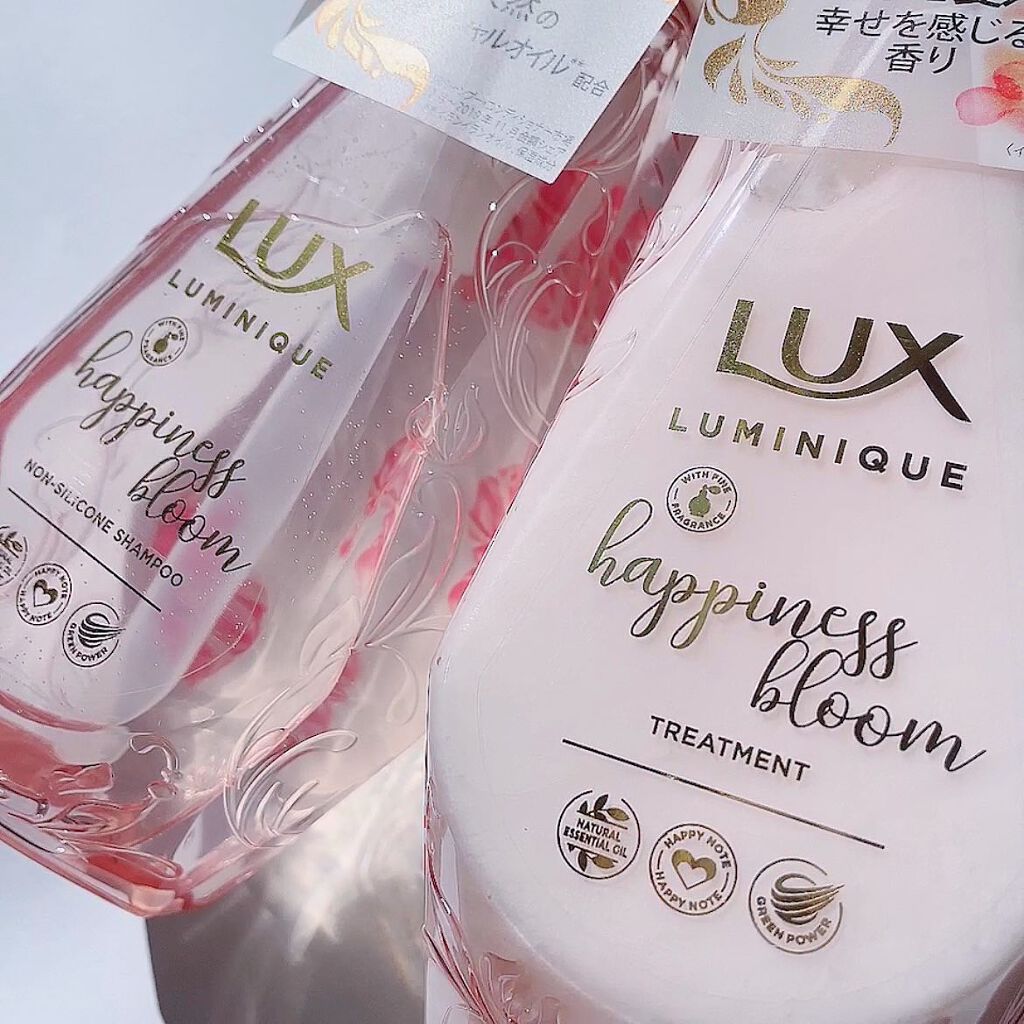 ルミニーク ハピネスブルーム シャンプー／トリートメント/LUX/市販シャンプーを使ったクチコミ（1枚目）
