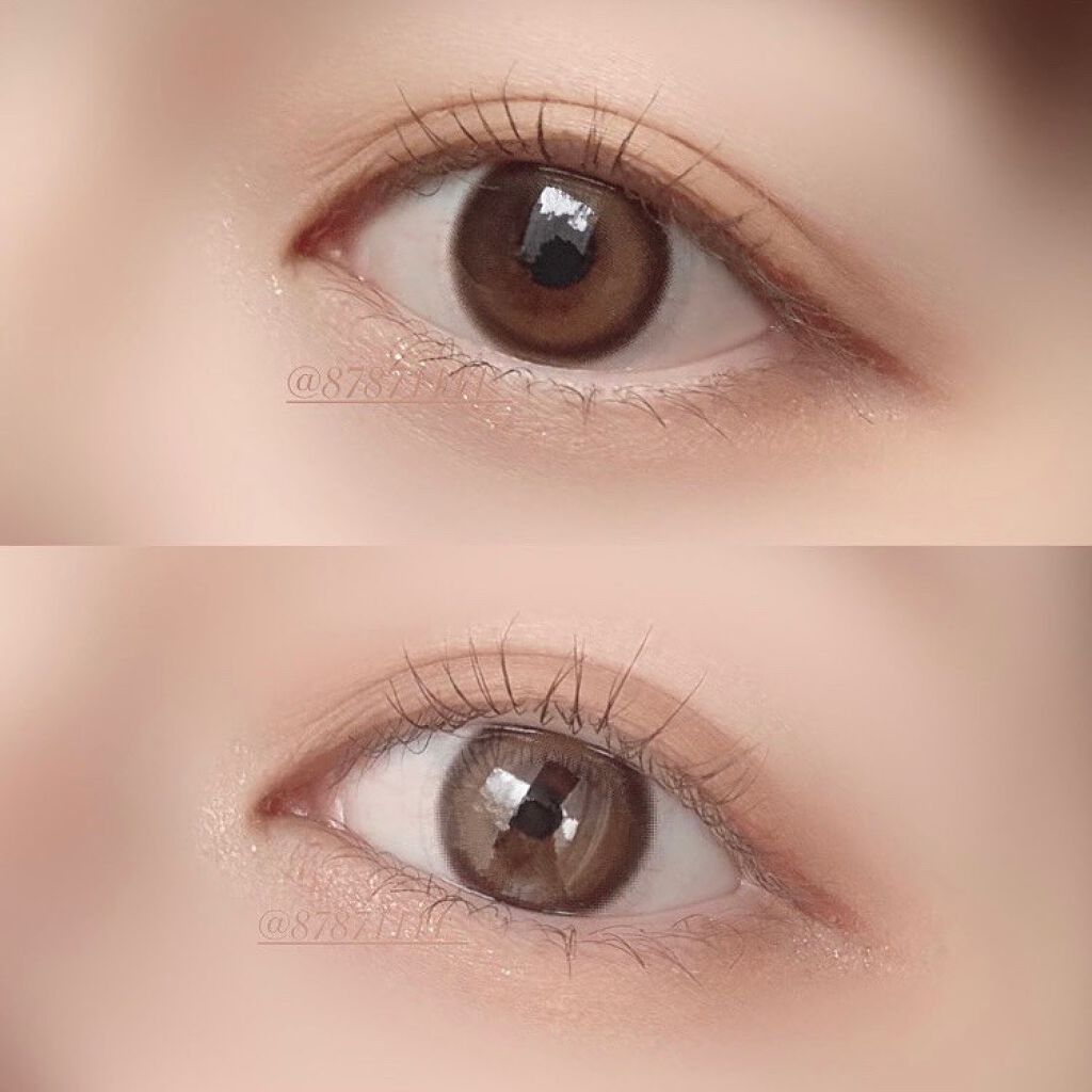 Cherry Moon 1day/OLENS/カラーコンタクトレンズを使ったクチコミ(4枚目)