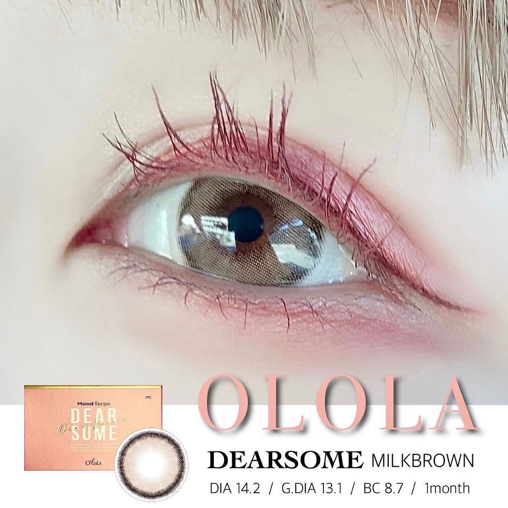 ディアサム(DearSome)/OLOLA/カラーコンタクトレンズを使ったクチコミ(6枚目)