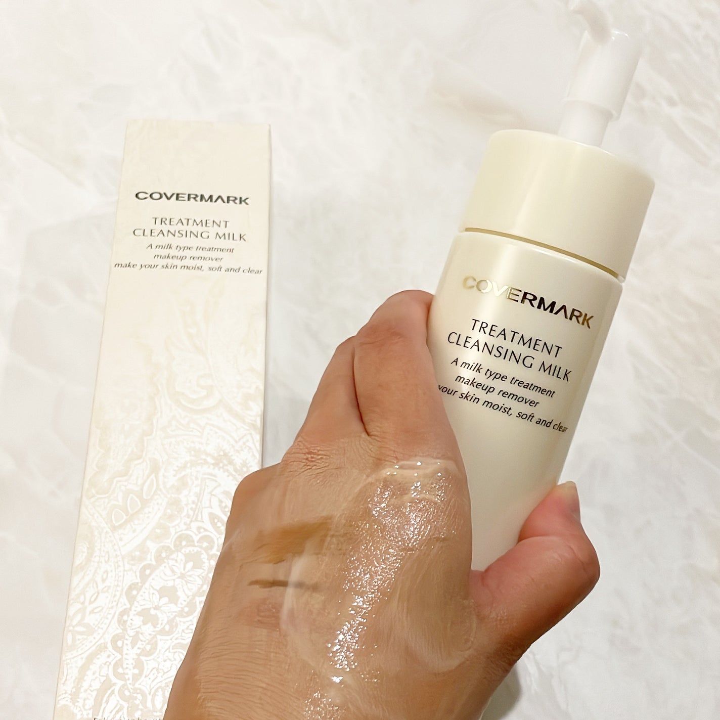 トリートメント クレンジング ミルク/COVERMARK/ミルククレンジングを使ったクチコミ(6枚目)